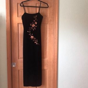 90s Velvet + Copper Dress